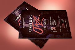Jazz Concert Flyer Poster Template Product Image 6