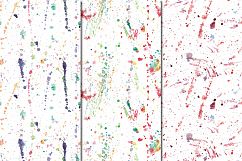 Watercolor Splashes seamless digital paper pack Product Image 2