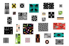 Seamless Halloween Patterns Product Image 2
