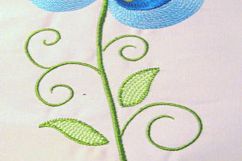 Vintage Flowers Machine Embroidery Design Set Product Image 9