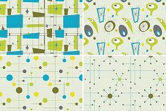 8 Seamless Mid Century Modern Patterns Product Image 6