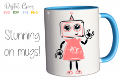 Robots SVG / EPS / DXF Files Product Image 5