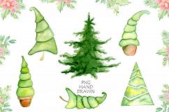 Christmas watercolor elements and decorations Product Image 3