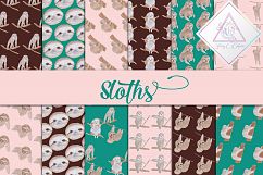 Sloth Digital Paper Product Image 1