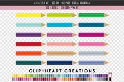 Colored Pencils Clip Art - 100 Clip Art Graphics Product Image 1