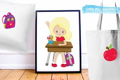 Classroom Kids graphics and illustrations Product Image 5