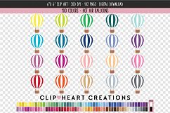 Hot Air Balloons Clip Art - 100 Clip Art Graphics Product Image 1
