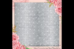 100 Shimmer Diamond Brushed Metal Texture Digital Papers Product Image 2