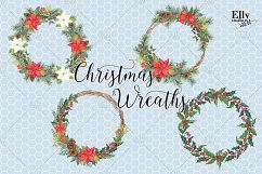 Christmas Watercolor Clip Art Product Image 4