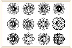 Mandala Monogram. EPS, PNG, SVG Product Image 2
