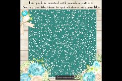 100 Seamless Tiny Flower Digital Papers 12 x 12 inch Product Image 2