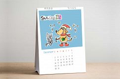 Cute funny dog calendar 2018 Product Image 3