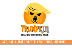 Halloween SVG - Trumpkin Pumpkin SVG cut files Product Image 2