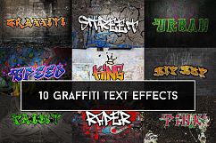 Graffiti Text Effects Mockup Product Image 1