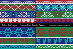 Nordic Knit Border Patterns Product Image 1