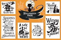 The Halloween SVG Cut Files Pack with 30 Items Product Image 1