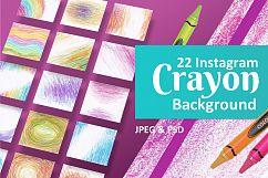 22 Instagram Crayon Backgrounds Product Image 1