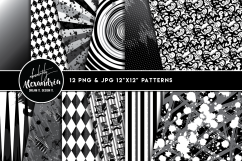 Creepy Carnival Clipart Graphics &amp; Digital Paper Patterns Bundle Product Image 2