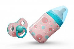 Baby Bottle and Pacifier Vol.2 Mockup Product Image 11