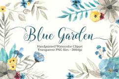 Watercolor Floral Clipart Set Product Image 1