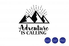 Adventure is calling SVG, DXF, PNG Cut Files  Product Image 2