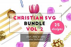 Christian SVG Bundle VOL 2 DXF PNG EPS Product Image 1