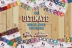 The ULTIMATE Digital Paper Collection Retro Edition. Product Image 1