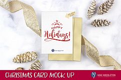 Holiday / Christmas Card / Stationery Mock Up Product Image 1