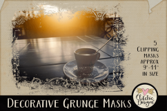 Decorative Grunge Photoshop Clipping Masks &amp; Tutorial Product Image 5