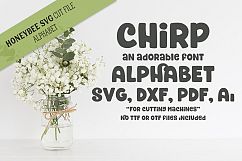 Chirp Alphabet SVG Cut File Product Image 1