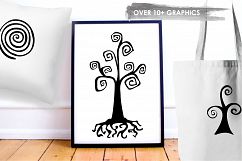 Macambre Swirls graphics and illustrations Product Image 5