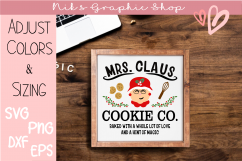 Mrs Claus SVG, Mrs Claus Cookies Svg, Christmas Cookies Svg Product Image 1
