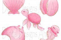 Sea animals clipart Product Image 4