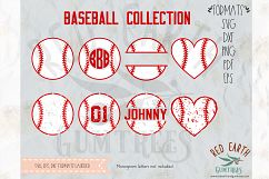 Baseball balls bundle in SVG,DXF,PNG,EPS,PDF format Product Image 1