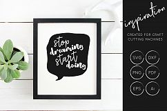 Inspirational Quotes SVG Cut File Bundle - Design Collection Product Image 5