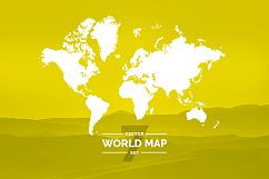 Set world maps. Dotted &amp; silhouette Product Image 1