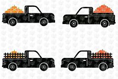 Pumpkin Truck Thanksgiving SVG EPS DXF PNG Cutting Files Product Image 2
