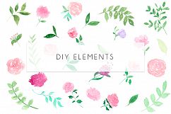 Watercolor Sunday florals Product Image 8