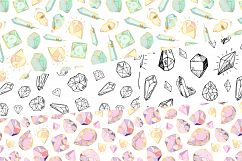 Magic Crystals - vector collection Product Image 7
