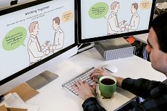 Human Emotions Illustrative Keynote Template Product Image 5