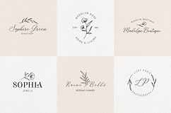 Romantic feminine premade logo bundle templates Product Image 4
