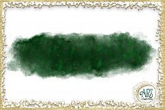 Green Shamrocks Clover Glitter Brush Strokes 24 PNG clipart Splashes  Product Image 11