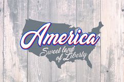 4th of July - America - SVG Cut Files - Vinyl Cutters, Screen Printing, Silhouette, Die Cut Machines, &amp; More Product Image 2