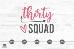 Thirty Squad SVG Product Image 1