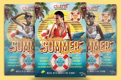 Summer Boat Party Flyer Template Product Image 1