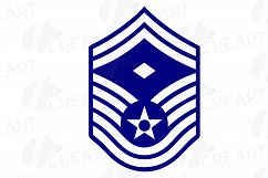 US Air Force enlisted rank insignia collection, US AF vector Product Image 14