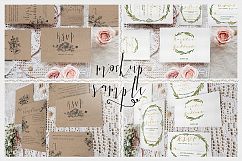 Sweet Rustic Invitation Mockup Product Image 3