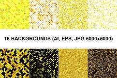 128 Seamless Square Backgrounds (AI, EPS, JPG 5000x5000) Product Image 5