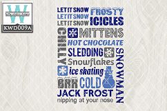 Winter SVG - Winter Subway Art Product Image 1