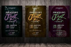Jazz Concert Flyer Poster Template Product Image 9